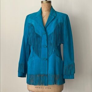 1970’s Vintage Suede Fringe Jacket